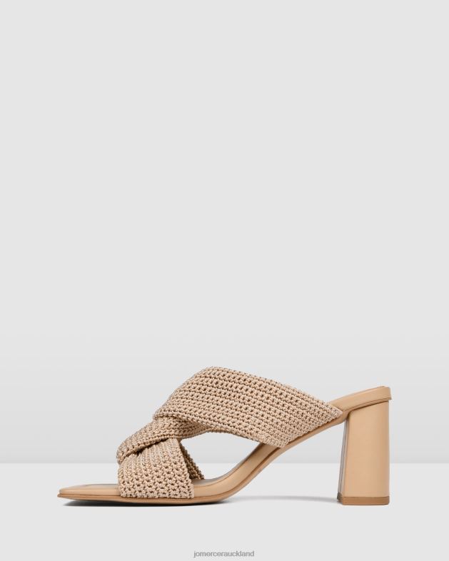 Jo Mercer Natural Woven Kalene high heel sandals Footwear 4624284