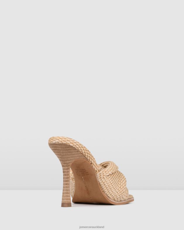 Jo Mercer Natural Woven Lana high heel sandals Footwear 46242109