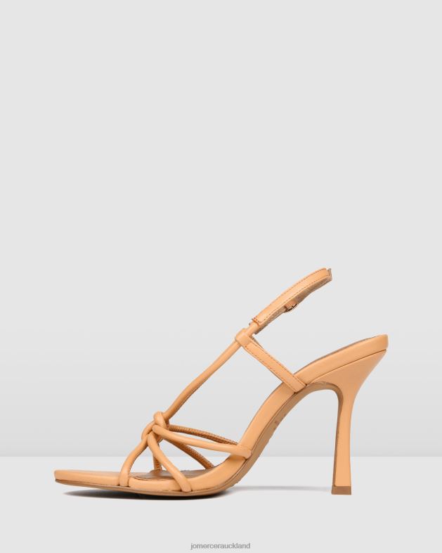 Jo Mercer Papaya Leather Raya high heel sandals Footwear 46242132