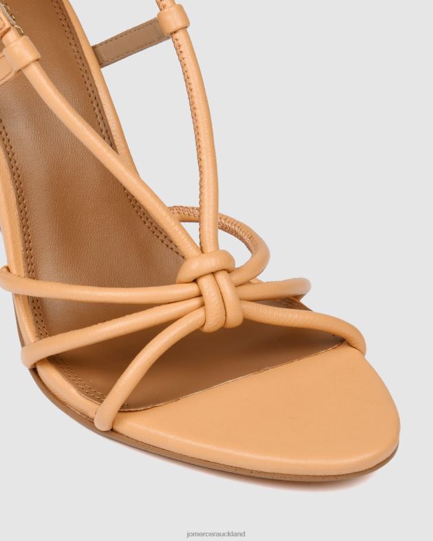 Jo Mercer Papaya Leather Raya high heel sandals Footwear 46242132