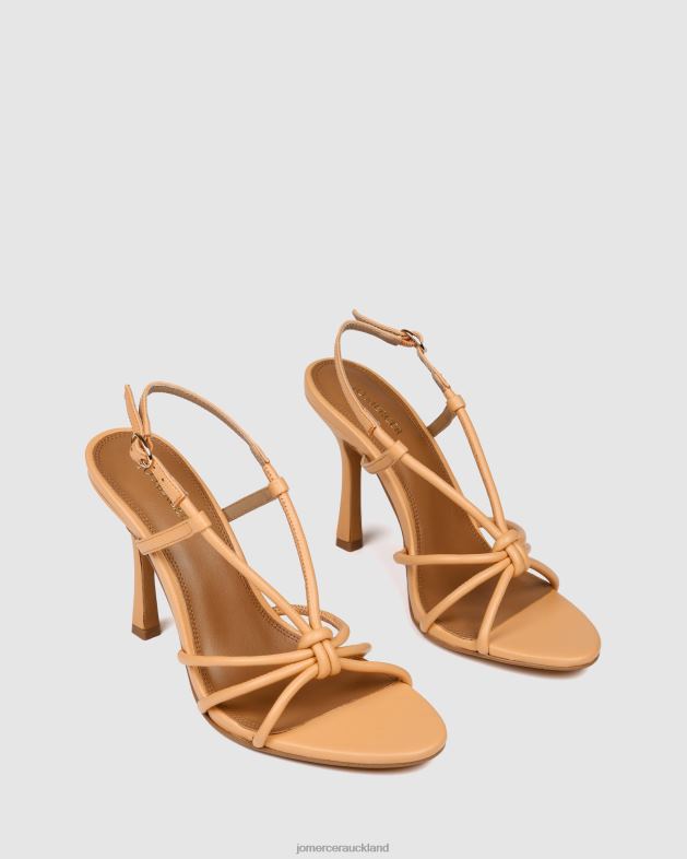 Jo Mercer Papaya Leather Raya high heel sandals Footwear 46242132
