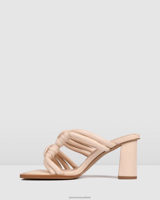 Jo Mercer Powder Pink Leather Cadena high heel sandals Footwear 46242119