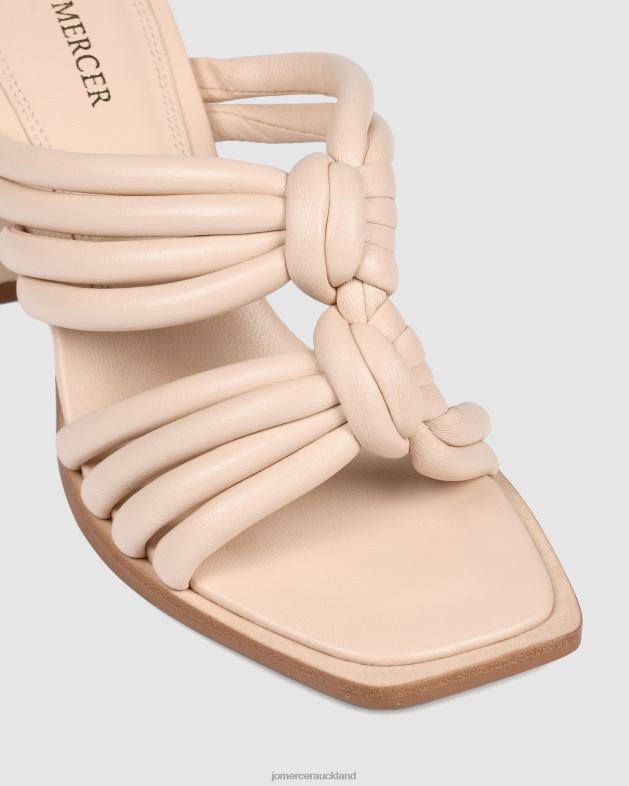 Jo Mercer Powder Pink Leather Cadena high heel sandals Footwear 46242119