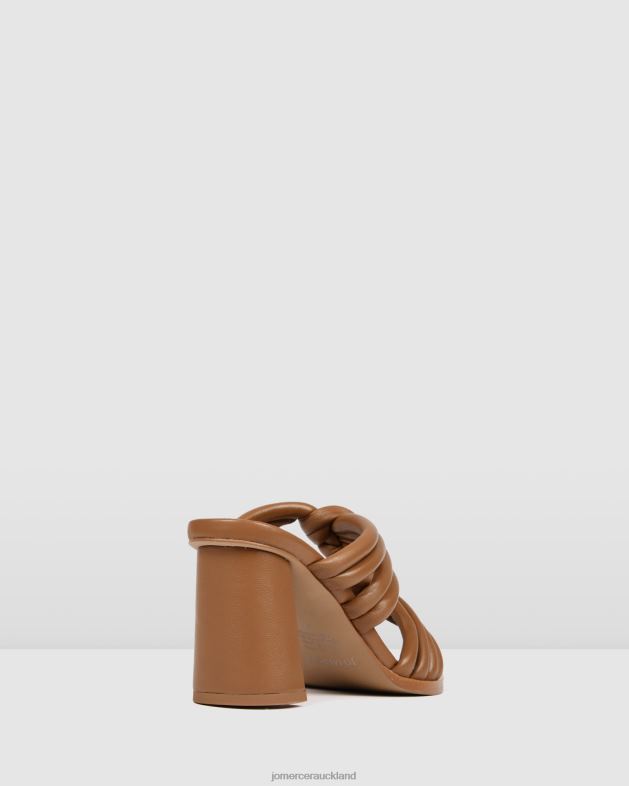 Jo Mercer Tan Leather Cadena high heel sandals Footwear 46242118