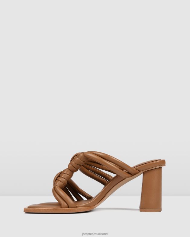 Jo Mercer Tan Leather Cadena high heel sandals Footwear 46242118