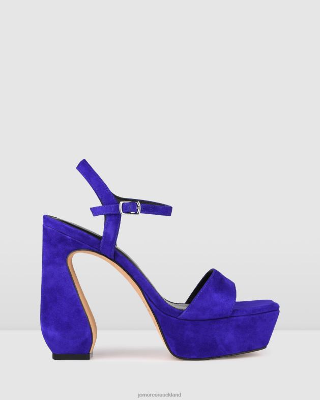 Jo Mercer Ultra Violet Suede Delphina high heel platform sandals Footwear 4624292