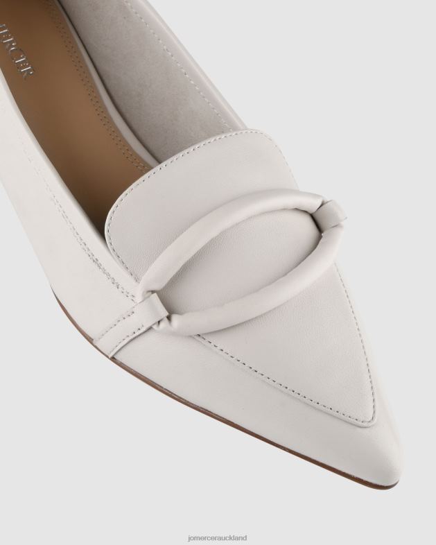 Jo Mercer Off White Leather Ainsley dress flats Footwear 46242194