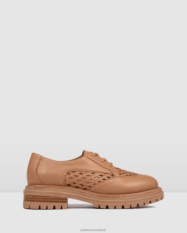 Jo Mercer Tan Leather Balmoral lace up loafers Footwear 46242189