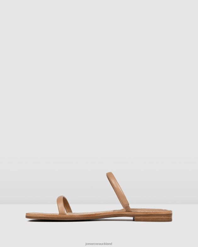 Jo Mercer Beige Leather Theodora flat slides Footwear 46242266