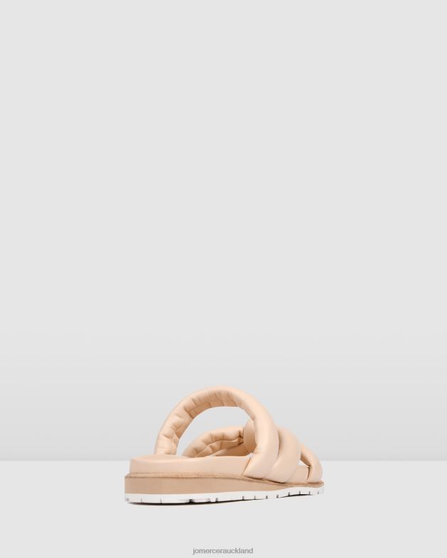 Jo Mercer Powder Pink Leather Hillary flat slides Footwear 46242265